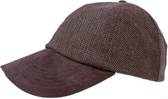 mens tweed baseball cap