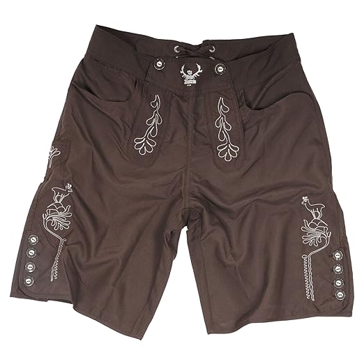 Freizeit- u. Badeshort LEDERHOSE, Gr. L - (TFA09003 GR.L)