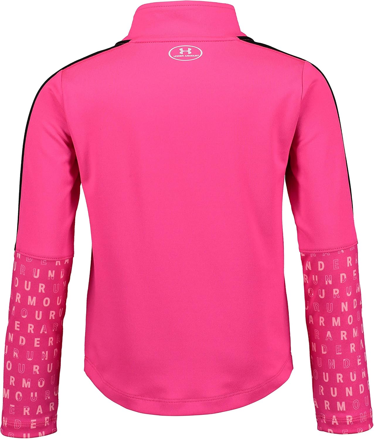 Under Armour Girls' 1/4 Zip Long Sleeve Pullover: Clothing
