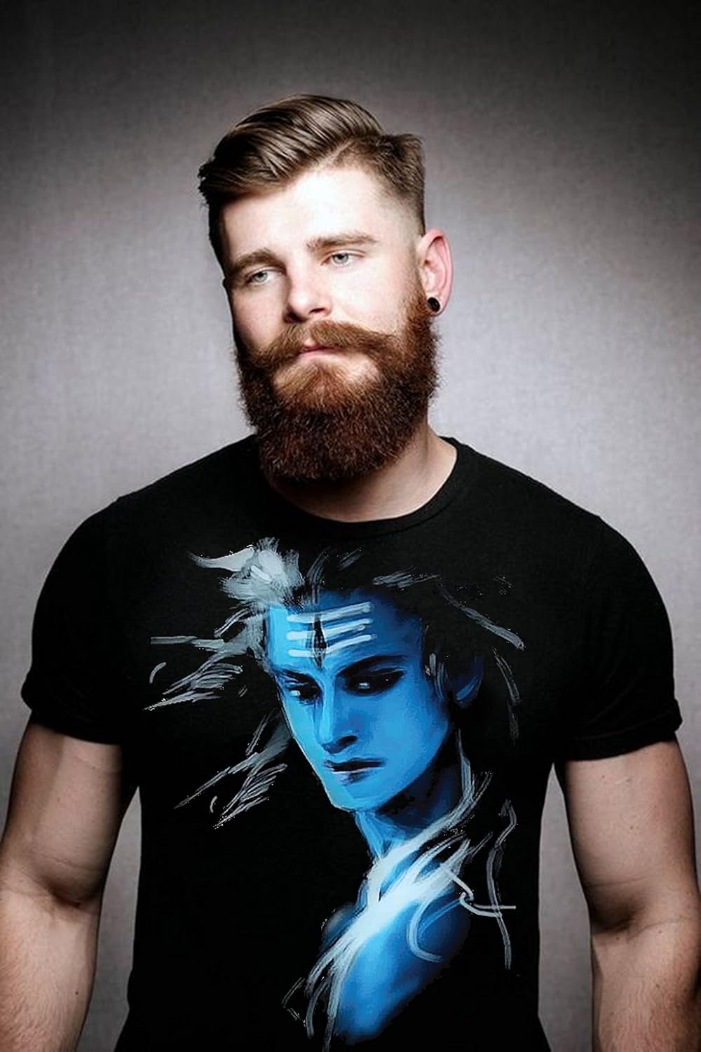 stand out men's cotton t-shirt (black)