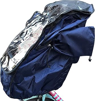 Amazon Mico サイクルチャイルドシートレインカバー 4color 前用 Navy Mico 自転車カバー