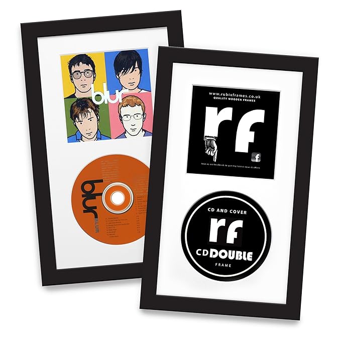 CD Frame Disc and Cover BLACK Display the Compact Disc Cover and