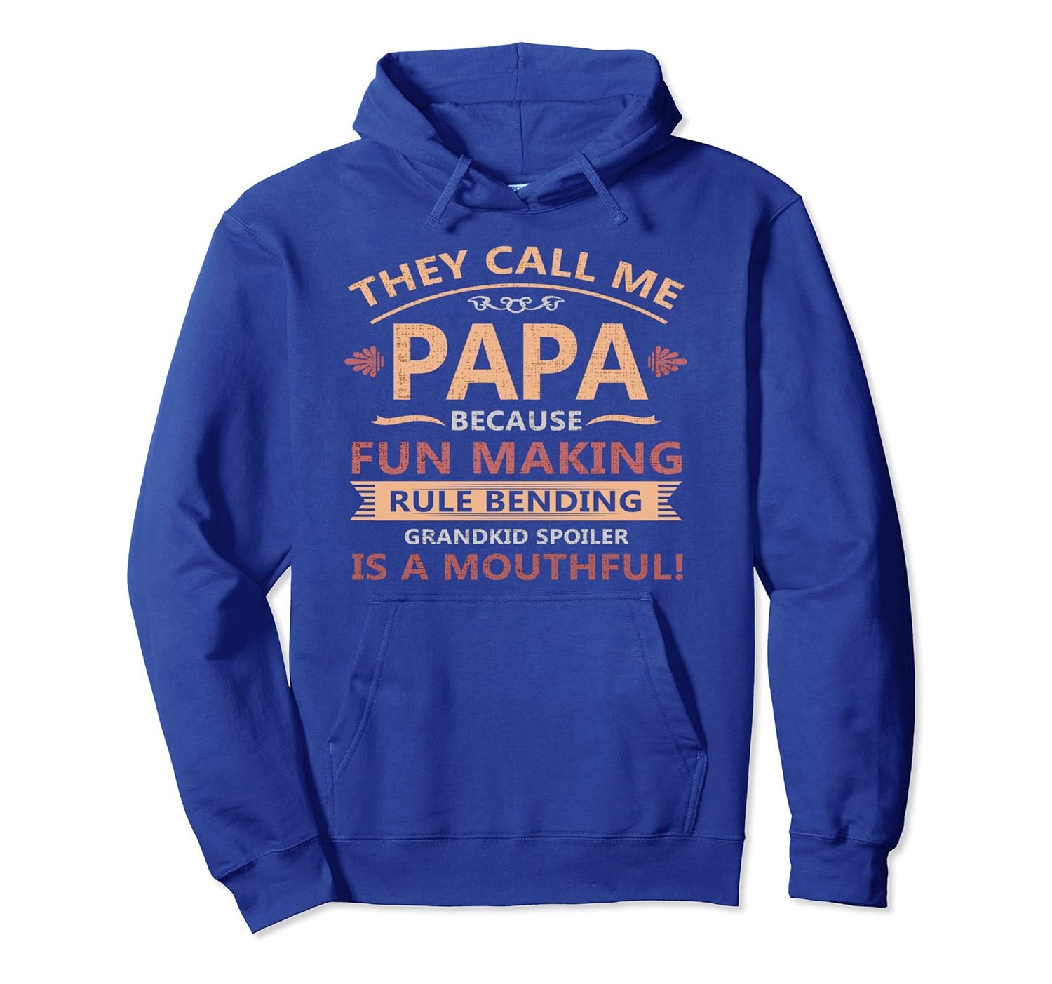 Papa Gifts From Grandkids Funny Papa Fathers Day Hoodie-anz