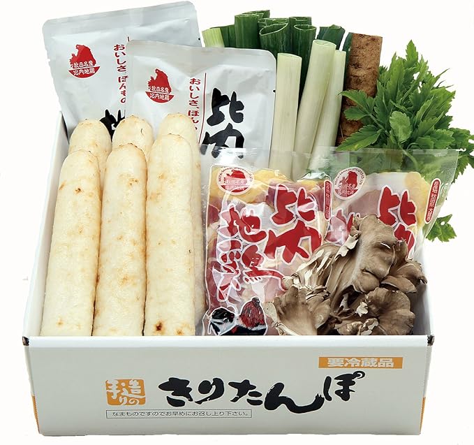 Amazon 山王食品 本場大館手造りきりたんぽ鍋セット 3人前 山王食品株式会社 鍋の素 通販