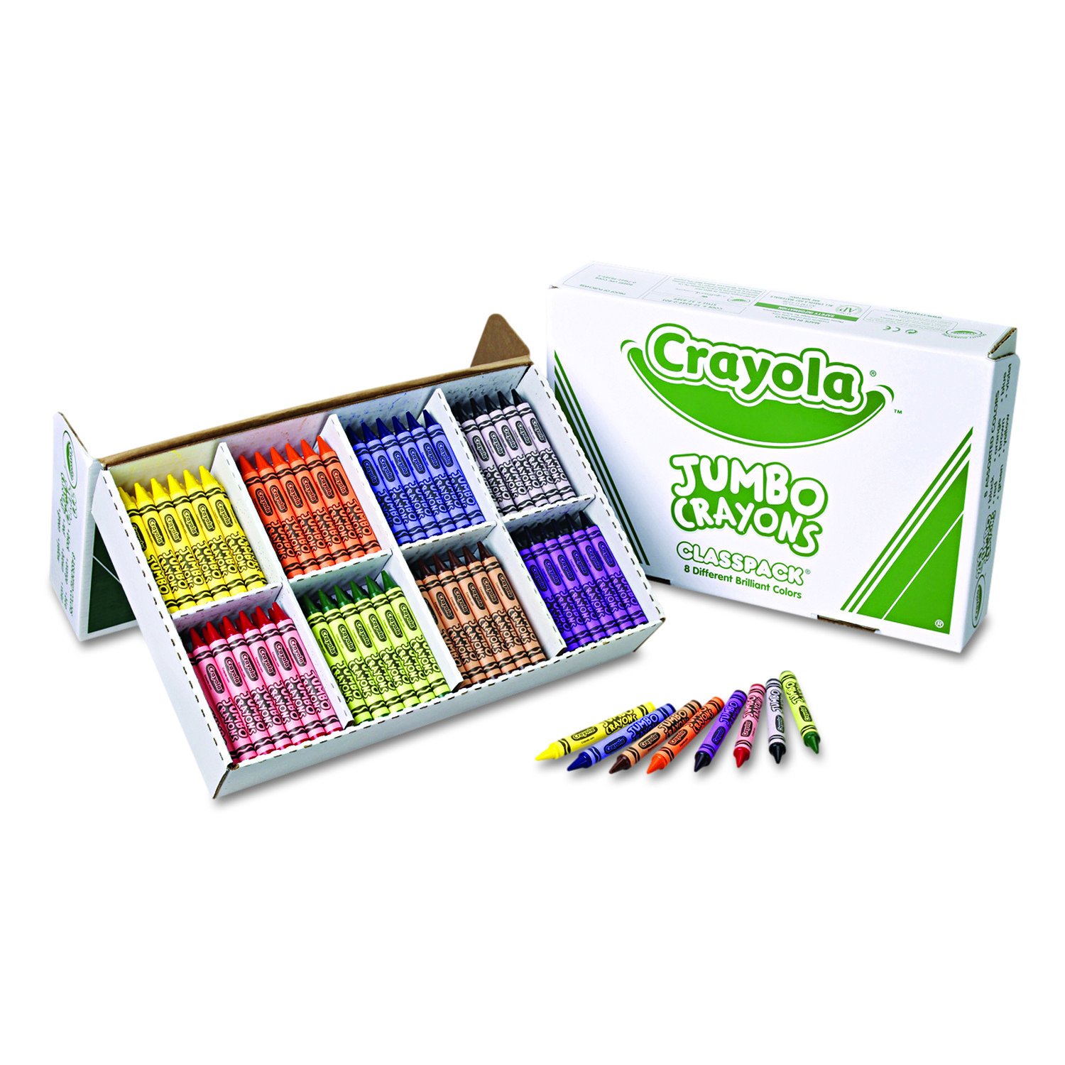 Crayola JumboSized Crayons Classroom Pack Set of 200 Assorted Colors Amazon.co.uk