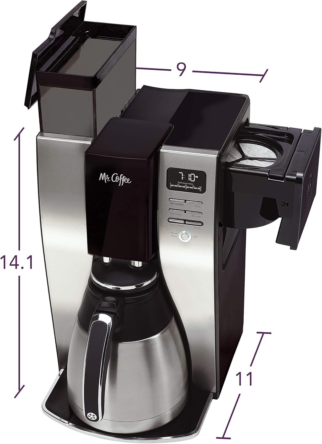Mr. Coffee 10 Cup Coffee Maker | Optimal Brew Thermal System: Drip Coffeemakers: Kitchen & Dining