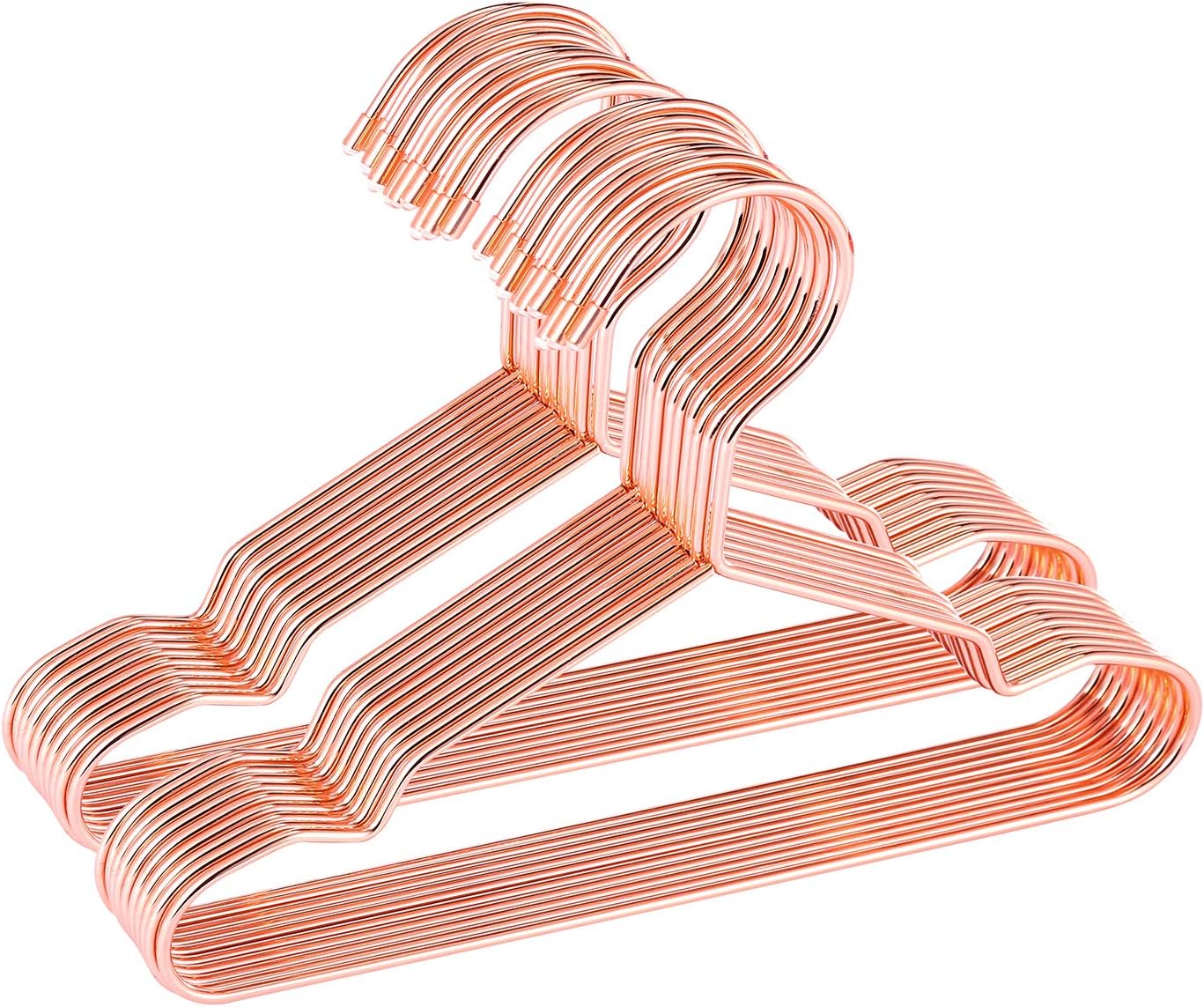 Jetdio 9" Strong Metal Wire Pet Hangers Small Clothes