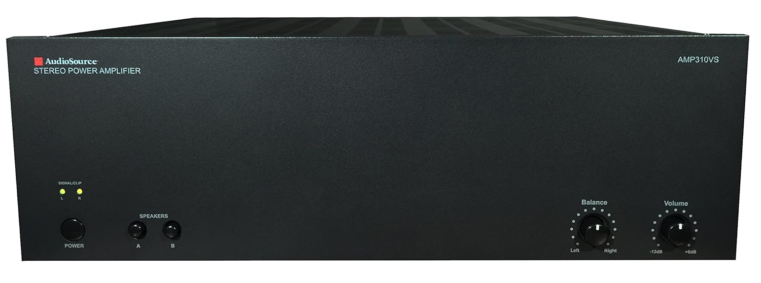 Audio Source Amplifier Audio & Video Component Amplifier,Black (AMP310VS)