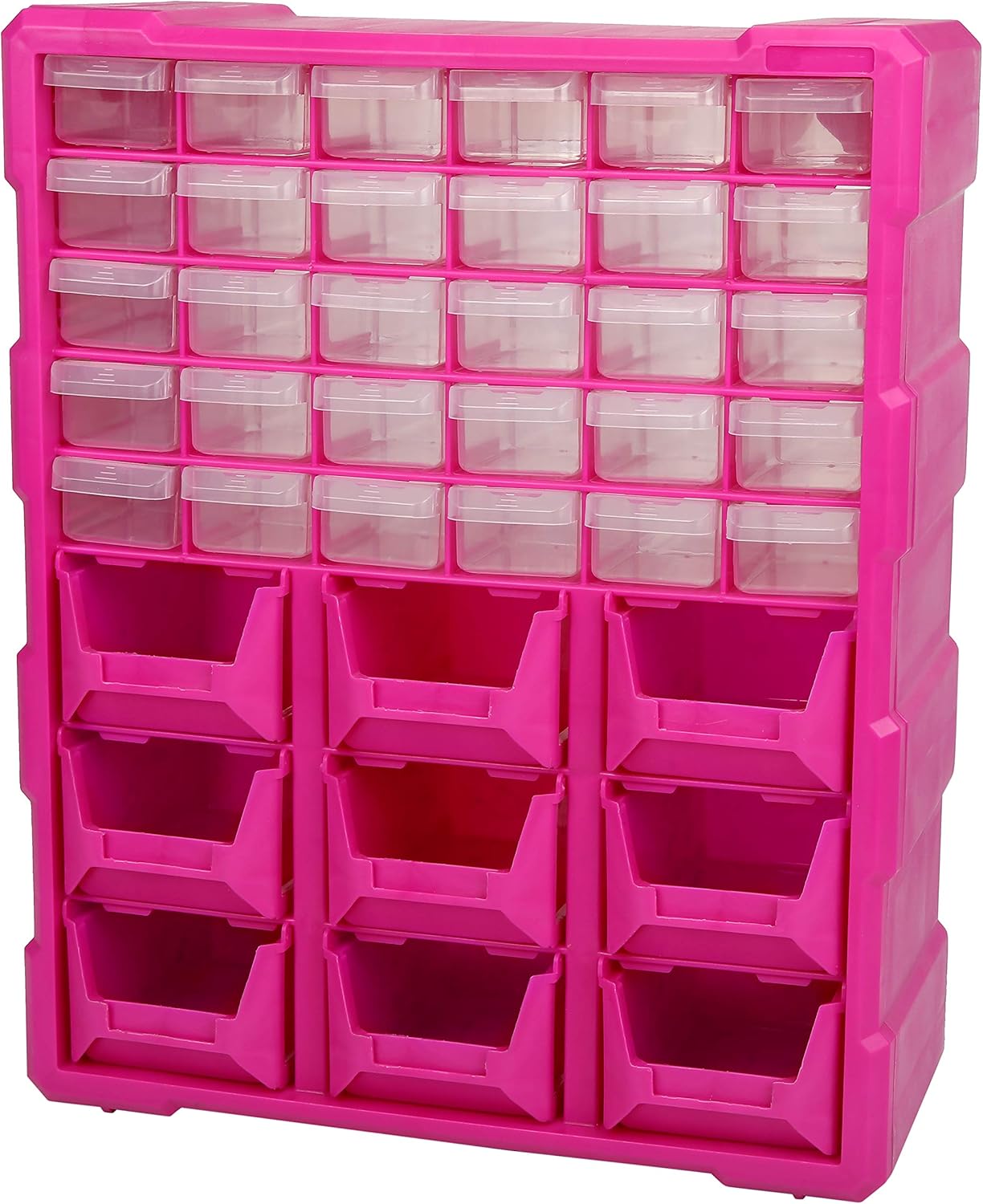 39-Drawer Small Parts Organizer, Pink: Home Improvement