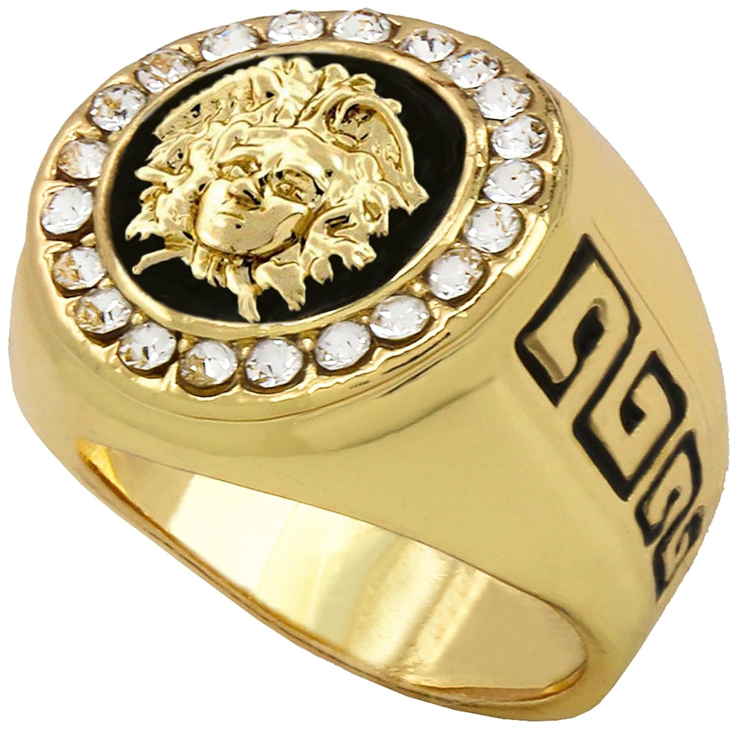 versace gold ring 14k