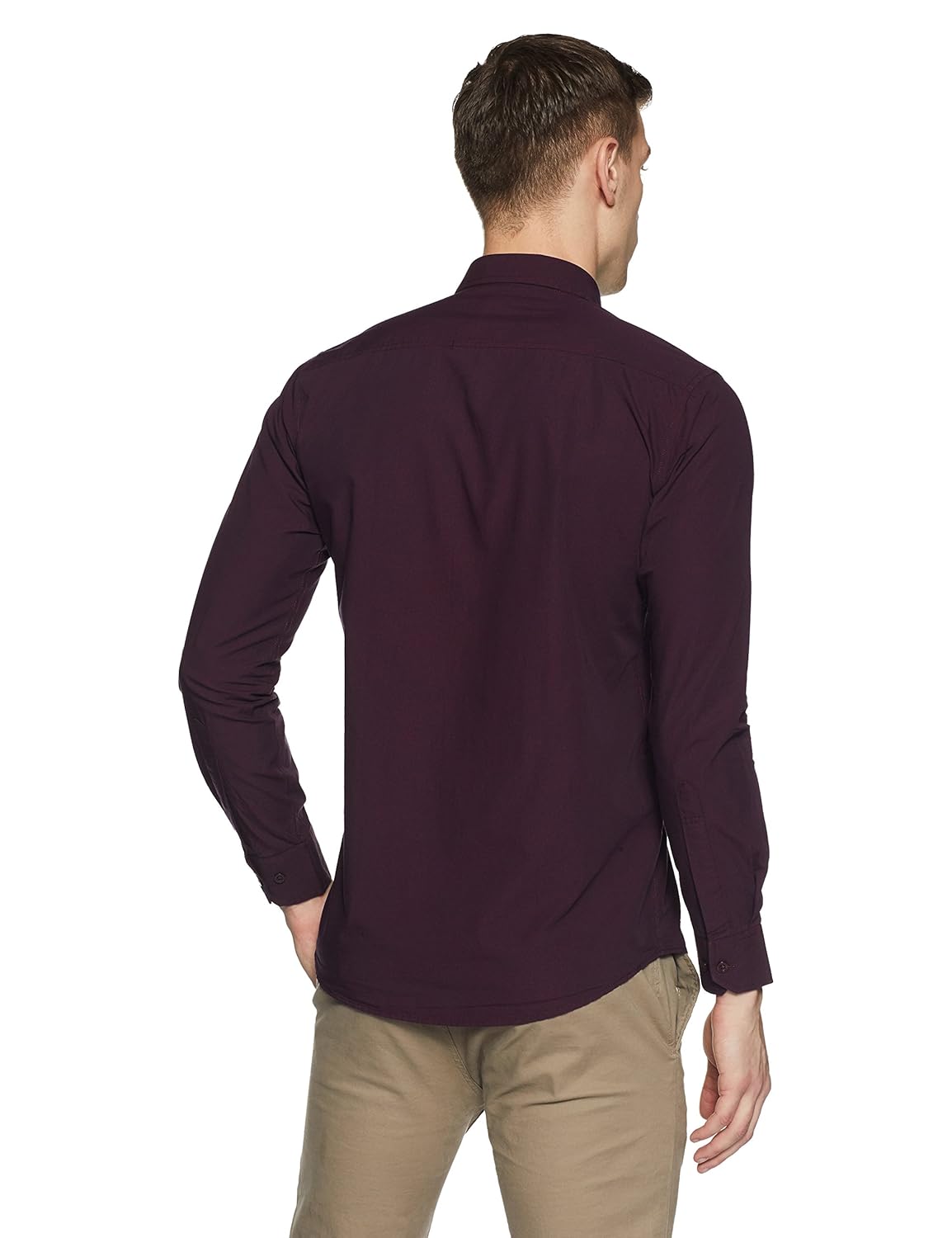 duke men's checkered slim fit casual shirt