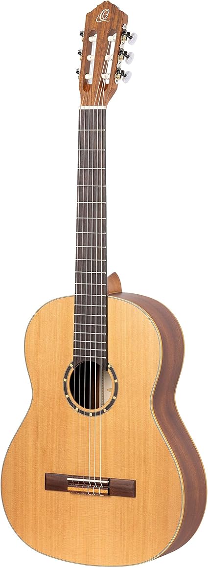 Amazon Ortega Guitars R122l Family Series レフトハンドモデル レフティ 左利き Nylon 6弦 Guitar With Cedar Top Mahogany Body Satin Finish アコースティックギター アコギ ギター 並行輸入 アコースティックギター 楽器