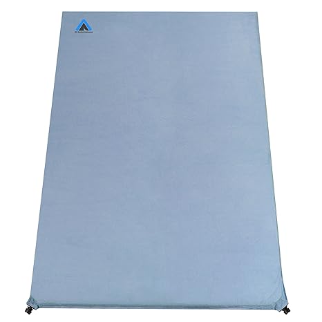 10T Ben Duo 200x130x6 cm selbstaufblasbare Doppel Isomatte Mikrofaser Bezug Luftmatratze Schlafmatte