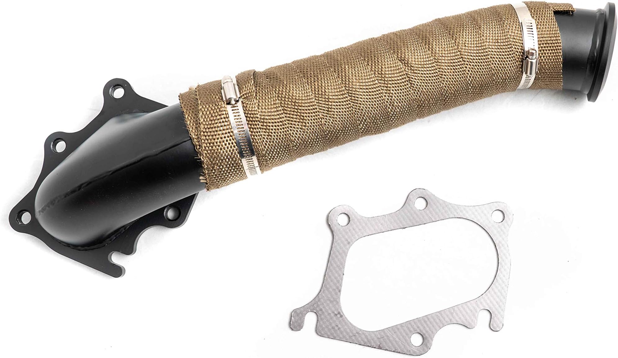 3" Turbo Down Pipe with Heat Wrap For 2001-2004 GM GMC Chevy 6.6L LB7 Duramax Diesel 6.6 Downpipe