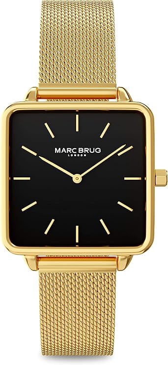 Montre carrée femme or Clearance