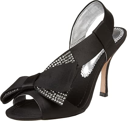 Amazon.com | Bourne Women's Izabella Slingback Sandal, Black, 35 EU (US Women's 4 M) | Sandals