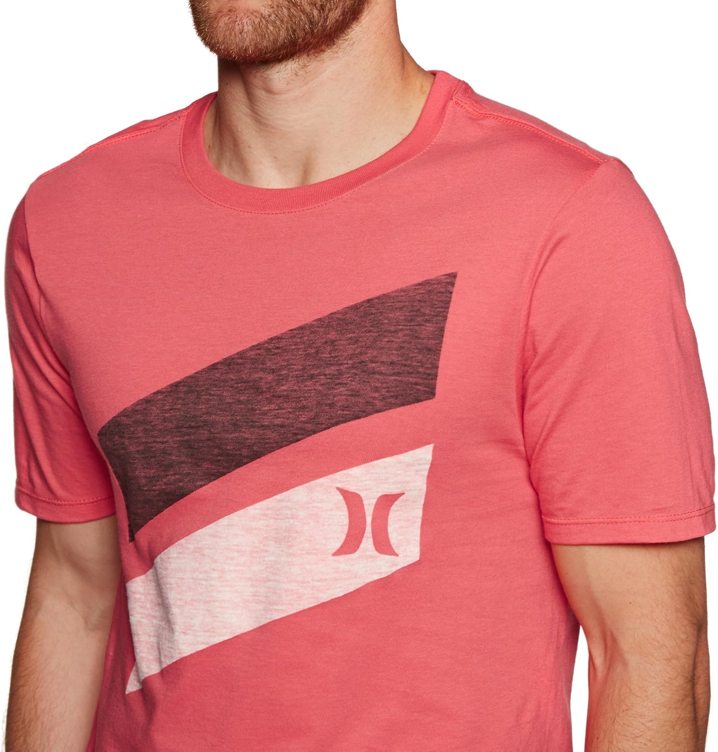 Hurley Mens Icon Slash Push Through Tee 