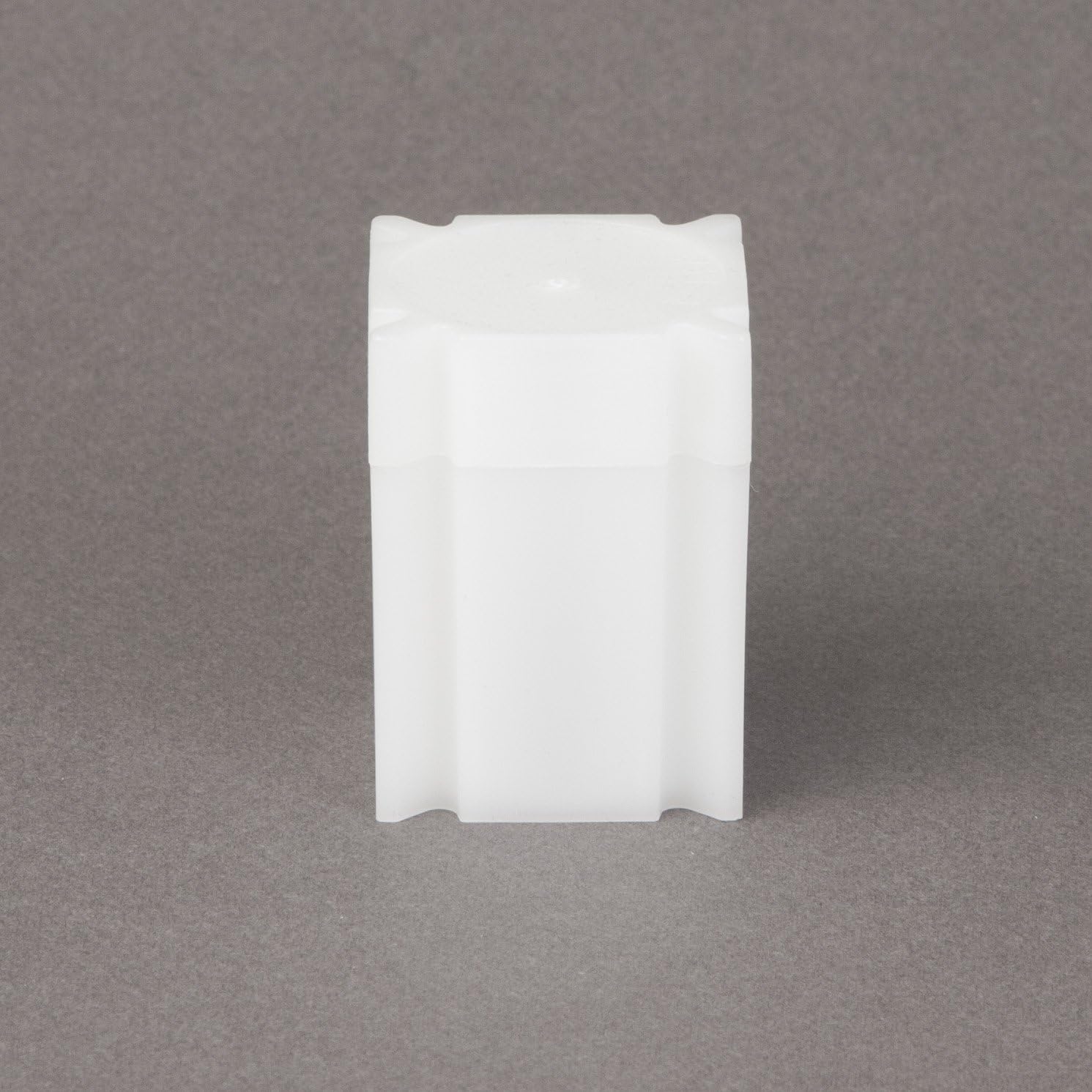 (20) Coinsafe Brand Square White Plastic (Half Dollar) Size Coin Storage Tube Holders