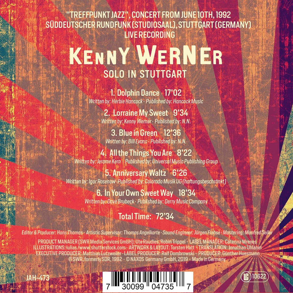 Image result for Kenny Werner - Solo In Stuttgart