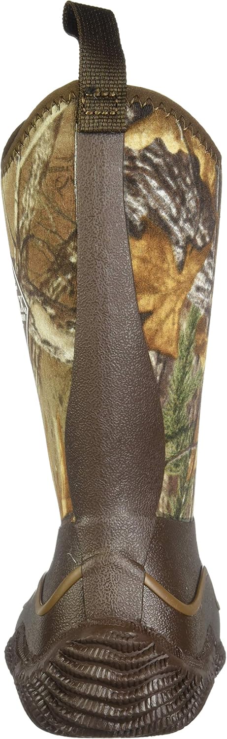  | Muck Hale Multi-Season Kids' Rubber Boots, 7 M US Big Kid, Brown with Realtree XTRA Print | Snow Boots