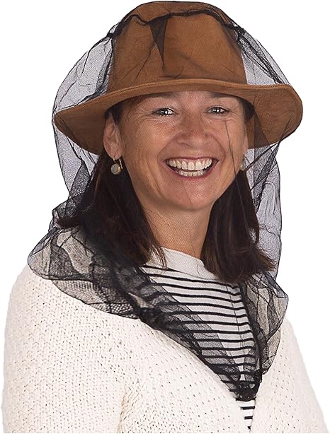 Amazon Com Even Naturals Premium Mosquito Head Net Mesh Ultra Large Extra Fine Holes Insect Netting Bug Face Shield Soft Durable Fly Screen Protection For No See Um Midges Gnats Carry Bag