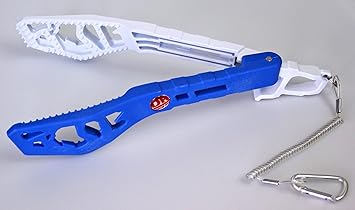 Amazon Pro Marine Dress ディノグリップ ブルー ホワイト ライトゲーム用フィッシュグリップ 釣り具 スポーツ アウトドア