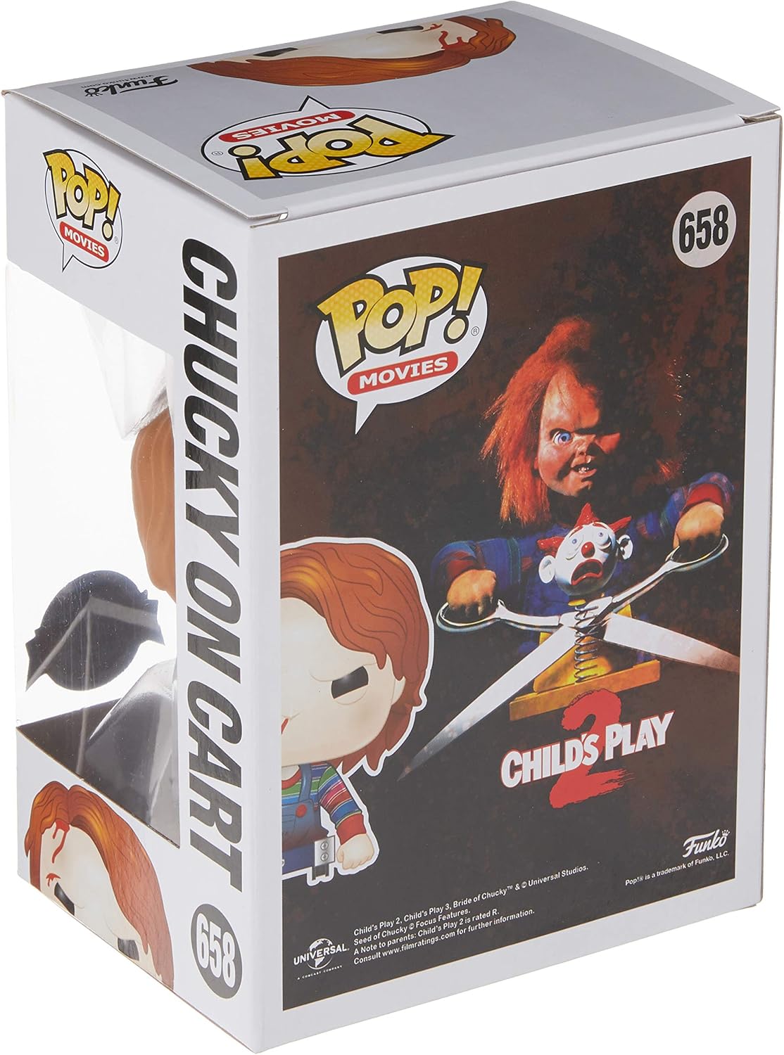 Funko Pop! Movies: Child's Play 2 - Chucky On Cart (Special Edition) #658, Multi-coloured, 3.75 inches - Image 4