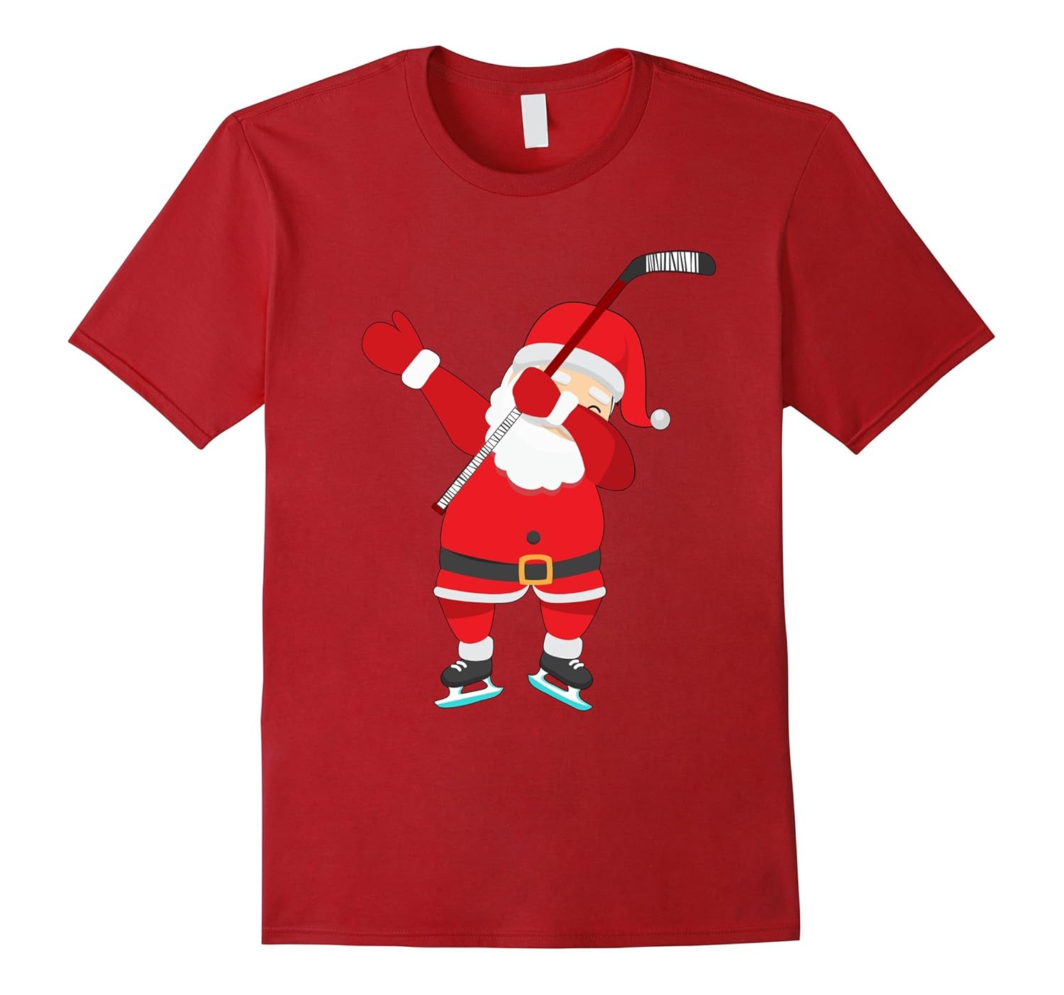 Kids Dabbing Hockey Christmas Shirt-tovacu