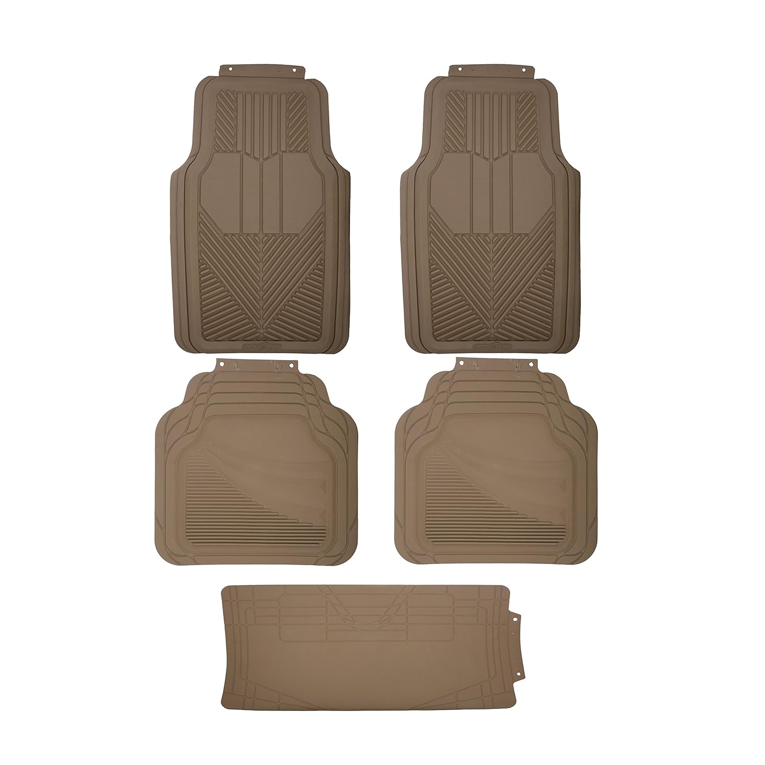 Good Year Usa Rubber Car Floor Mat Beige Set Of 5 Amazon In