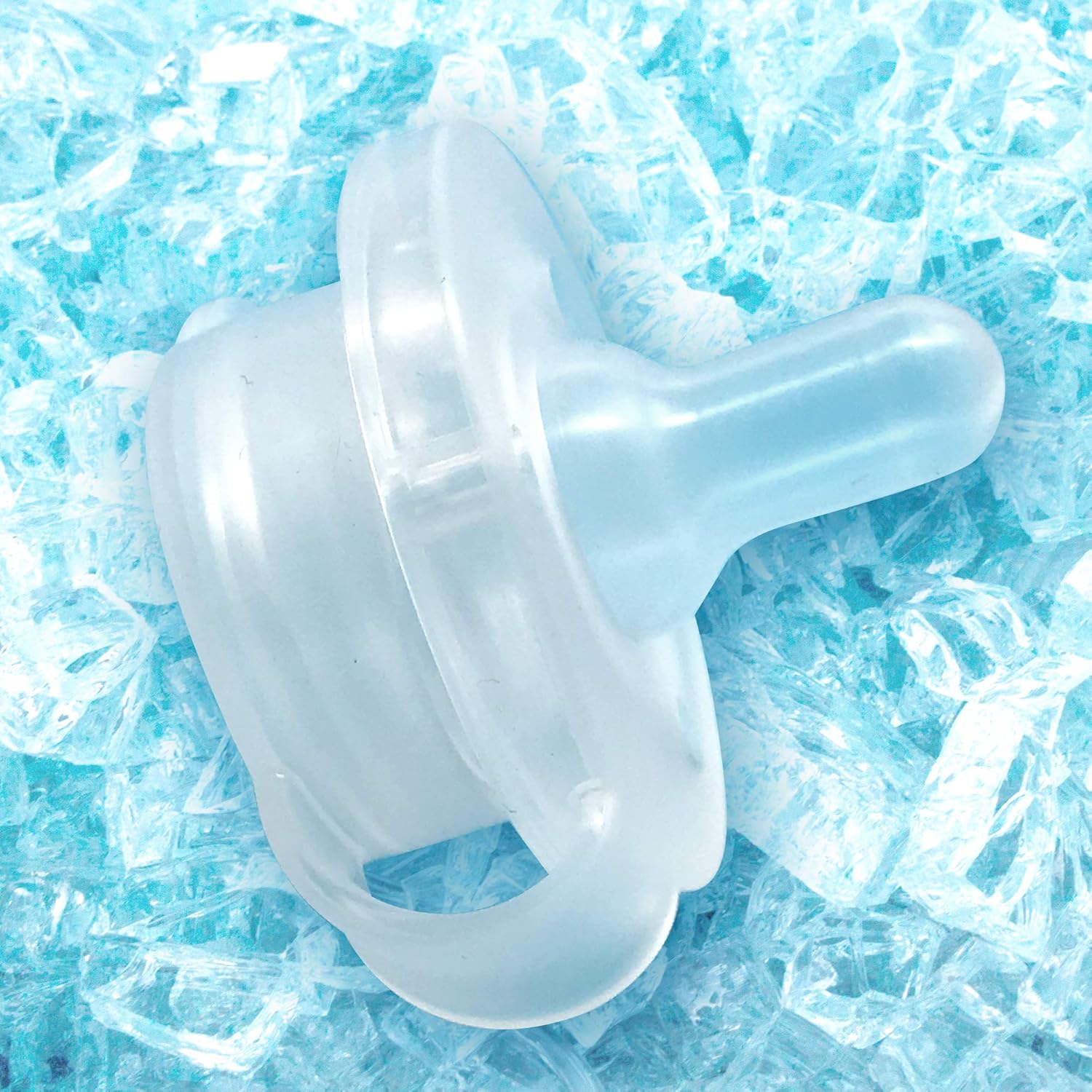 Nippii Baby Freezable Teether Pacifier Fill with Water. Freezable Pacifier Provides Cold Soothing Gum Teething Relief for Teething Babies : Baby