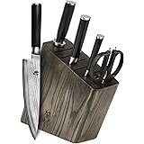 Shun Classic 6-piece Ash Wood Knife Block Set