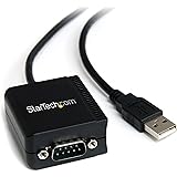 StarTech.com USB to Serial Adapter &ndash; 1 port &ndash; USB Powered &ndash; FTDI USB UART Chip &ndash; DB9 (9-pin) &ndash;  USB to RS232 Adapter