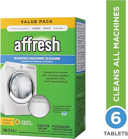 Amazon Com Affresh Washer Machine Cleaner 6 Tablets 8 4 Oz Health Personal Care