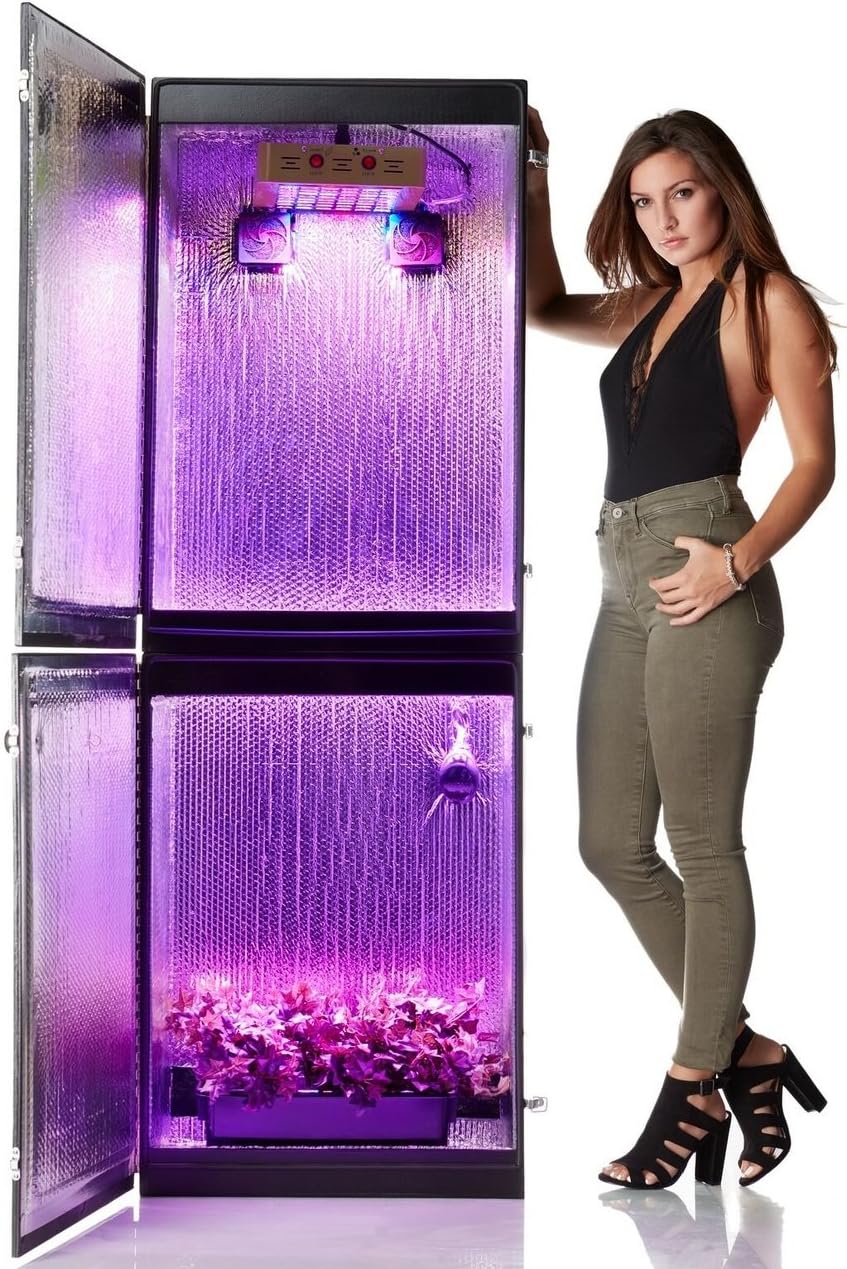 Growzilla 3.0 - 9 Plant LED Hydroponics Grow Box 5' foot 8" inches tall