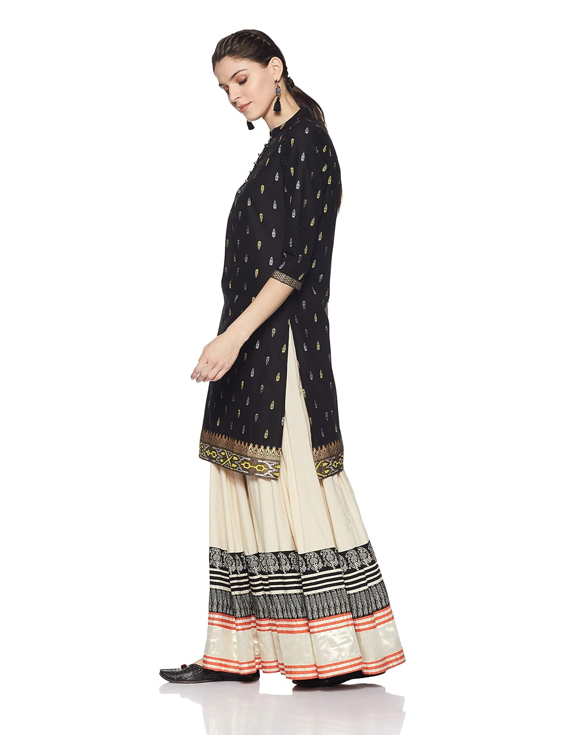 amazon brand - myx women's straight kurta