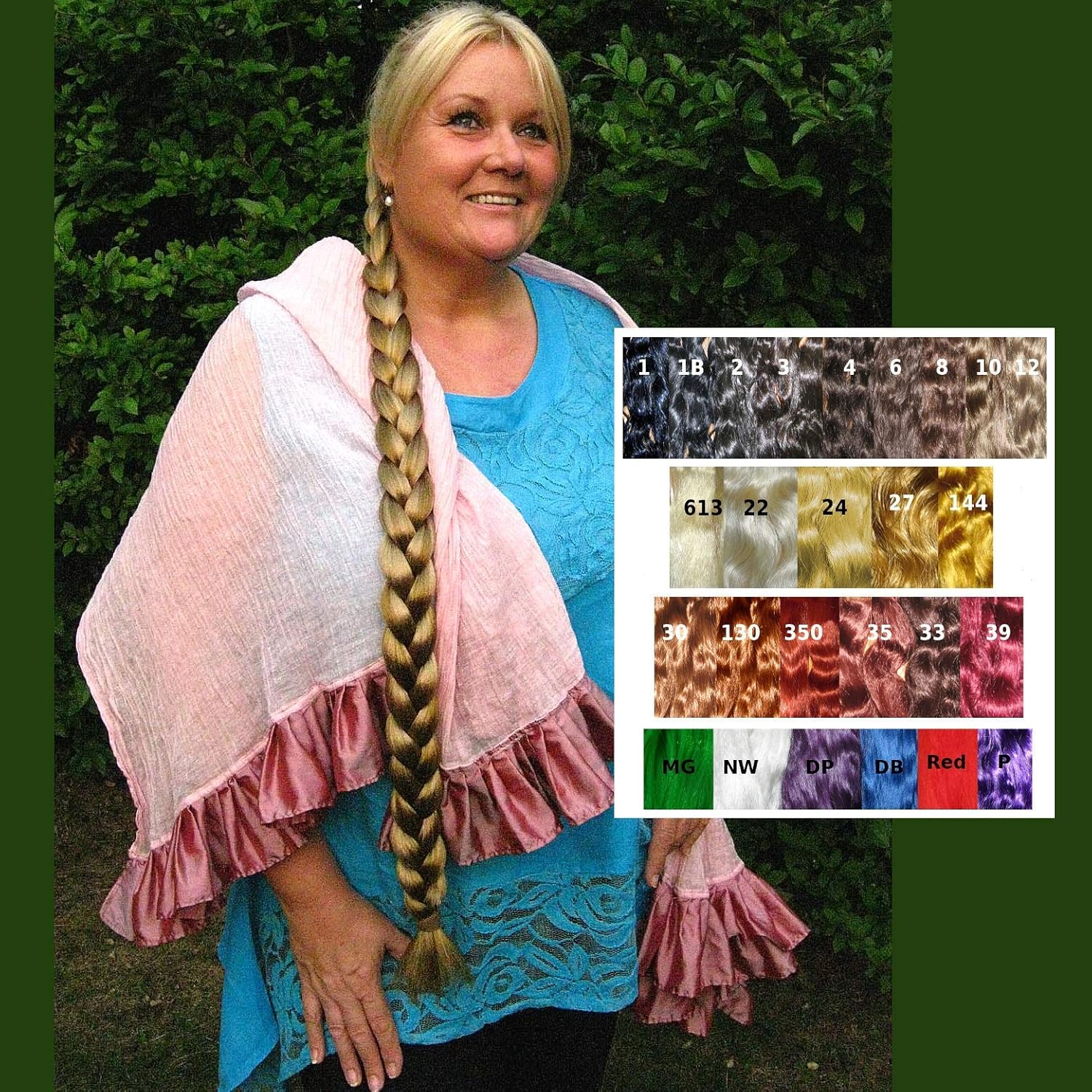 Amazon Com Braid Hair Piece Custom Color 36 Braided Hair