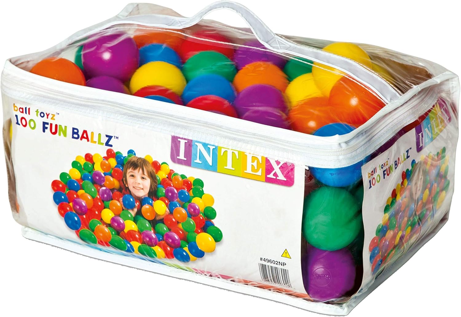 multi colored plastic balls