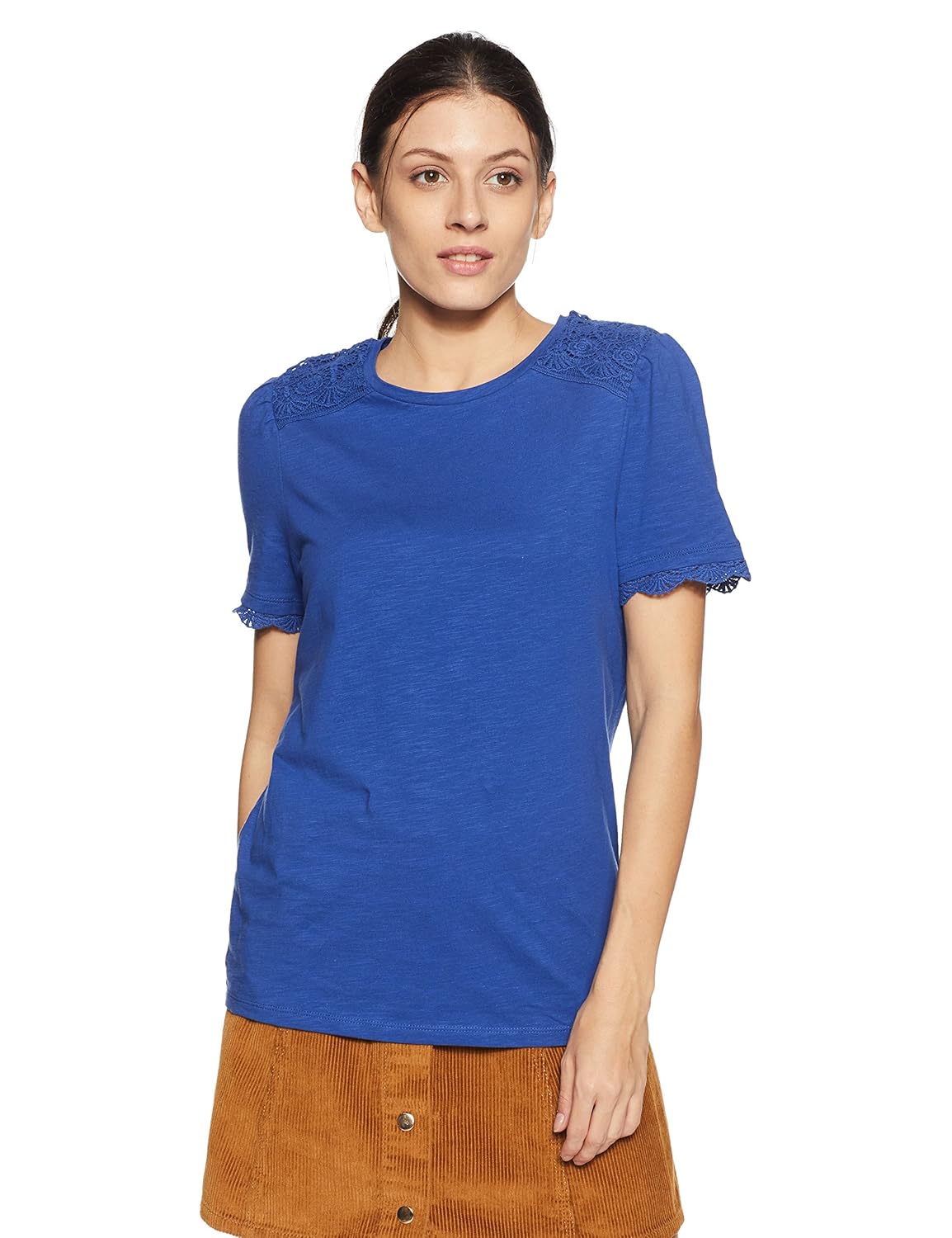 marks & spencer women's plain regular fit t-shirt