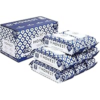 The Honest Company Baby Wipes - 576 Count | Blue Ikat | Over 99 Percent Water | Pure & Gentle | Plant-Based | Fragrance…
