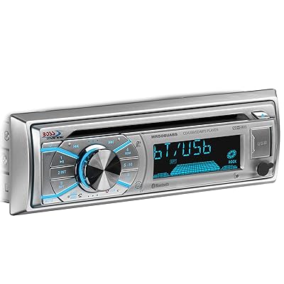 BOSS Marine Stereo Single Din, Bluetooth, CD MP3 Kuwait Ubuy