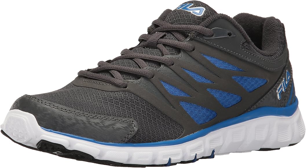 dark blue fila shoes