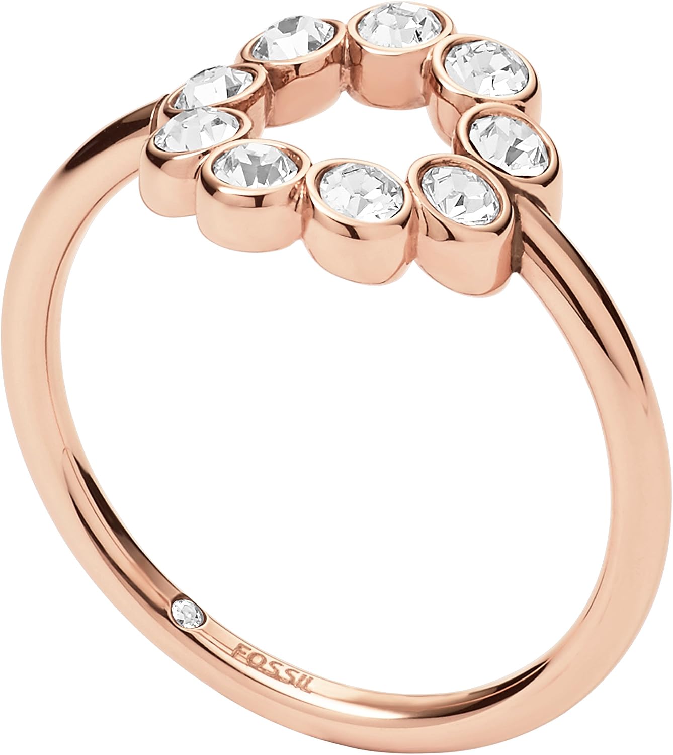 Fossil Women S Rose Gold Ring Jf02744791 Amazon Co Uk Jewellery