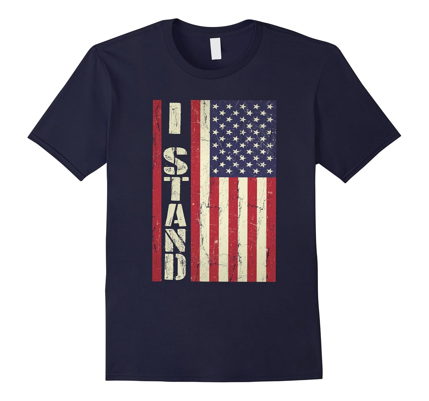 I Stand For The National Anthem Tshirt, I Dont Kneel Shirt-ANZ