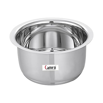 CAMRO Stainless Steel 5 L Tope Encapsulated Bottom Induction Base (17cm)