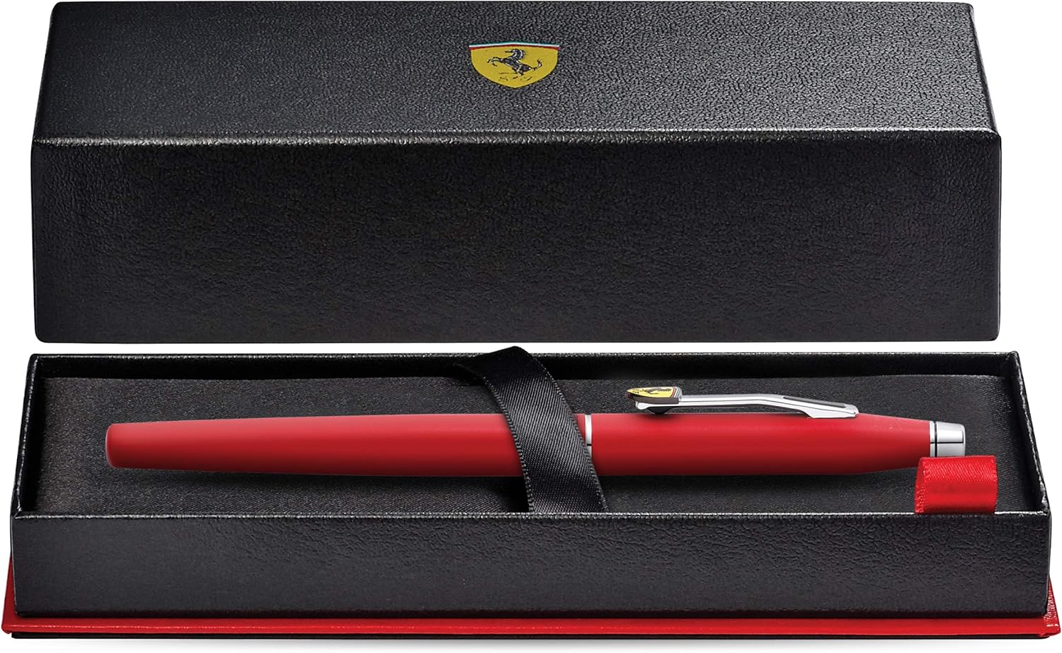 Cross Classic Century Ferrari Collection Matte Rosso Corsa Red Lacquer / Chrome Fountain Pen Item# FR0086-117 - Image 3