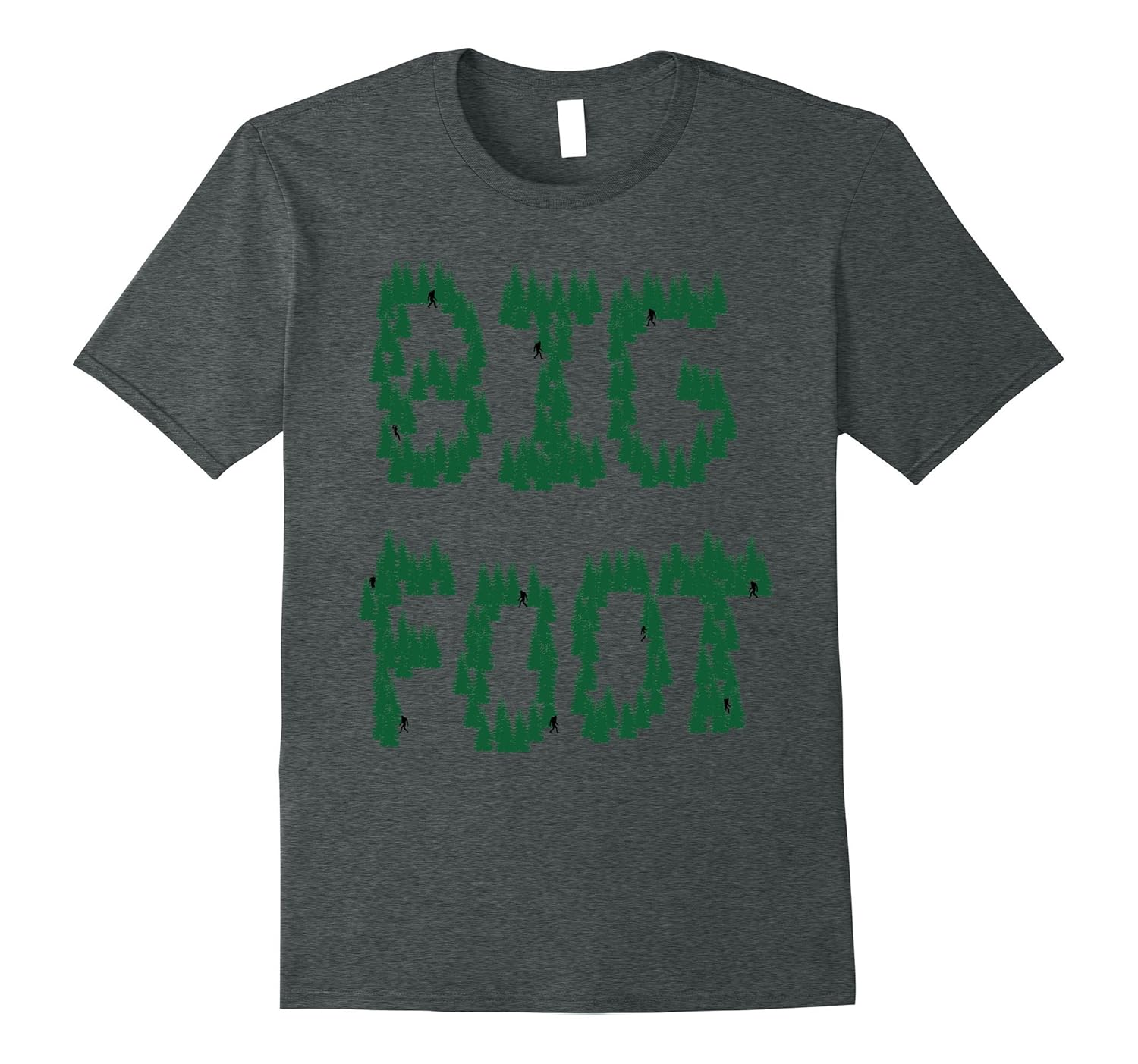 Hiding Bigfoot Funny Squatch Search Unique Novelty T Shirt-ANZ