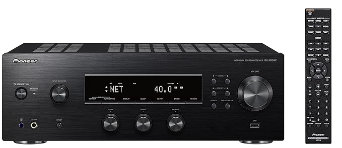 Pioneer SX-N30AE-B Multiroomfähiger Netzwerk Stereo-Receiver mit integriertem WiFi, Chromecast, tuneIN Internet Radio, Kanal,