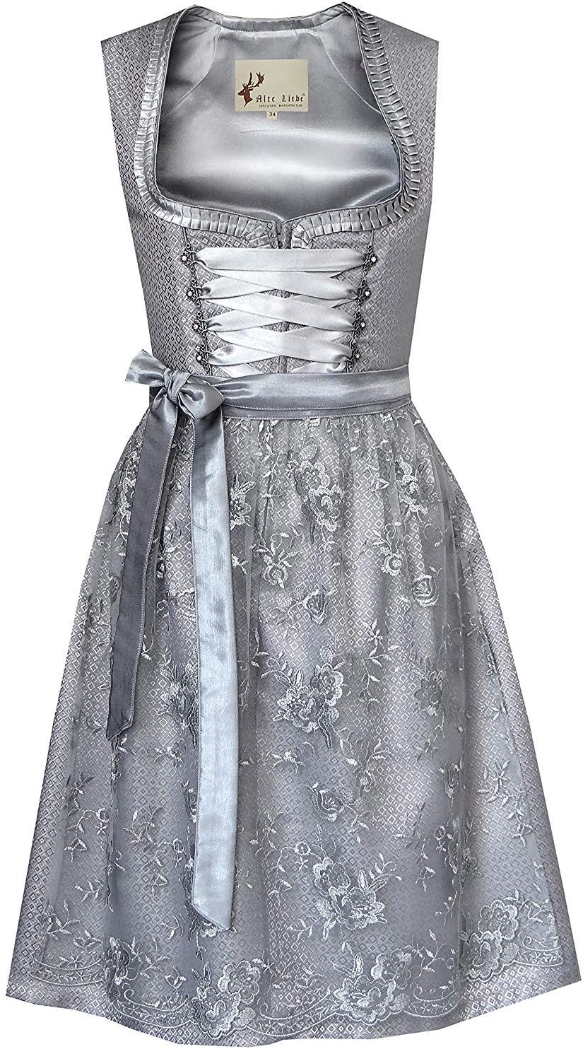 Alte LiebeAuthentic Bavarian Oktoberfest Dress Women's German Dirndl Dress Costumes for Carnival Halloween Size 4-16