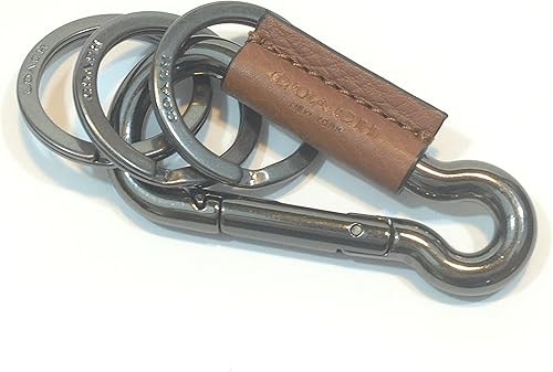 Amazon Coach コーチ メンズ カラビナ キー フォブ キーリング キーホルダー ブラック F Sad 並行輸入品 キーホルダー チェーン