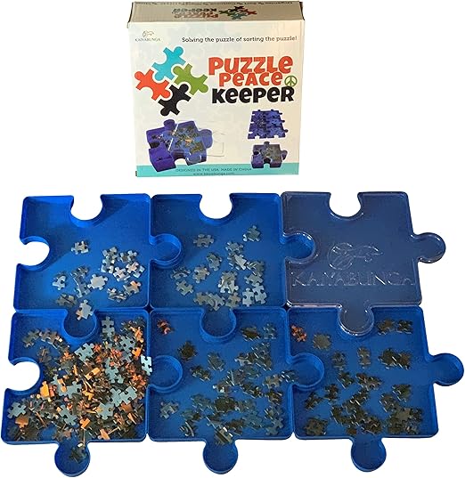 Puzzle Sorting Trays for Jigsaw Puzzles; Storage Box Organizer and